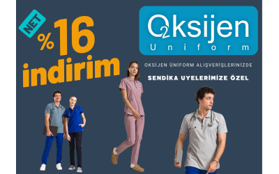 OKSİJEN ÜNİFORM İLE YÜZDE 16 ANLAŞMA